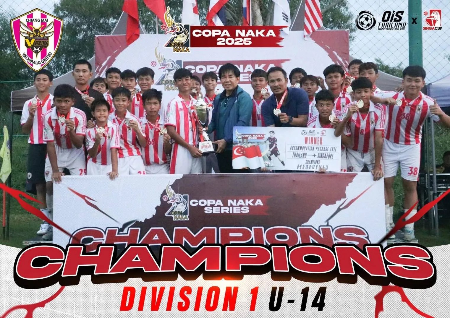 Vachiralai United, Copa Naka 2025 Division 1 champions