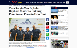 How Sergio Van Dijk and Raphael Maitimo Support Grassroots Player Development - JPNN - screenshot of article on JPNN